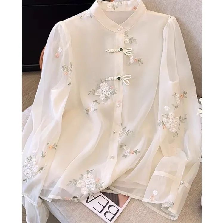 Long Sleeve Shirts Womens Chif - Summer Holiday Clothing Women ulasan dan harga