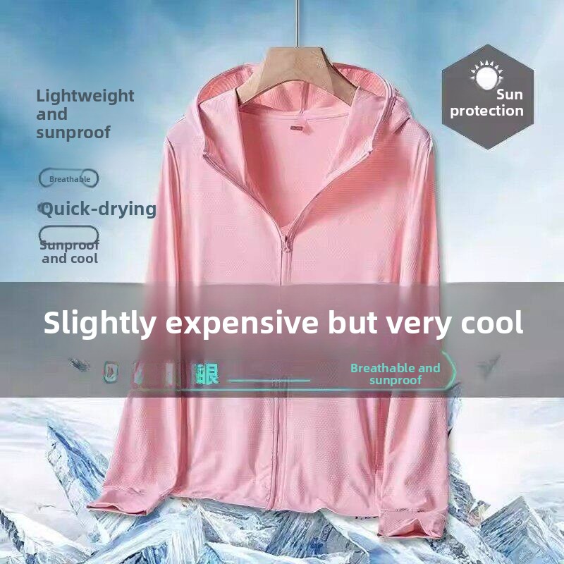 Ice Silk Mesh UV Protection Cl - Summer Uv Clothing ulasan dan harga