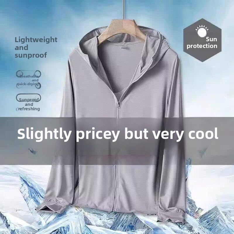 Ice Silk Mesh UV Protection Cl - Summer Uv Clothing ulasan dan harga